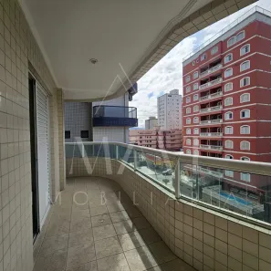 Apartamento com 2 Quartos para alugar, 90m² no Tupi, Praia Grande