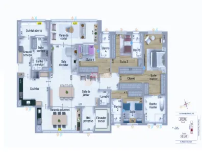 Apartamento com 4 Quartos à venda, 203m² no Nova Petrópolis, São Bernardo do Campo