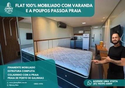 Apartamento com 1 Quarto à venda, 27m² no Porto de Galinhas, Ipojuca