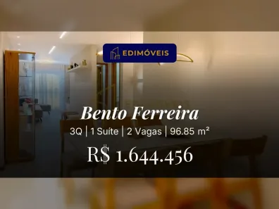 Apartamento com 3 Quartos à venda, 96m² no Bento Ferreira, Vitória