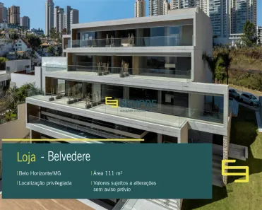 Ponto Comercial para alugar, 92m² no Belvedere, Belo Horizonte