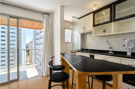 Apartamento com 1 Quarto para alugar, 42m² no Indianópolis, São Paulo