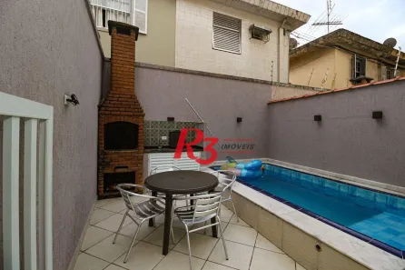 Casa com 3 Quartos para venda ou aluguel, 141m² no Marapé, Santos