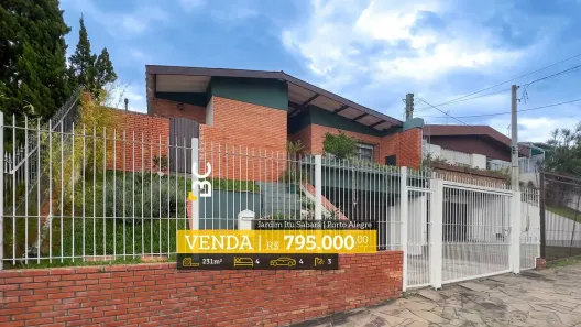 Casa com 4 Quartos à venda, 231m² no Jardim Sabará, Porto Alegre