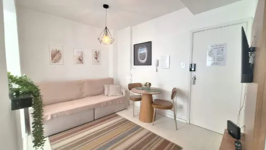 Apartamento com 1 Quarto para alugar, 49m² no Gonzaga, Santos