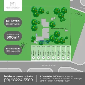Lote/Terreno à venda, 300m² no Consolação, Rio Claro