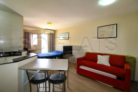 Apartamento com 1 Quarto para alugar, 40m² no Indianópolis, São Paulo