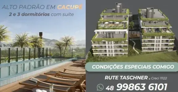 Apartamento com 2 Quartos à venda, 66m² no Cacupé, Florianópolis