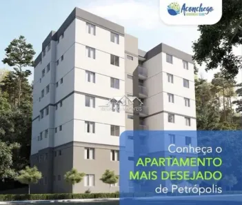 Apartamento com 2 Quartos à venda, 52m² no Bingen, Petrópolis