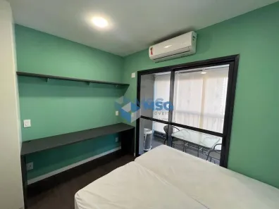Apartamento com 1 Quarto para alugar, 25m² no Brooklin Paulista, São Paulo
