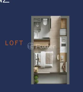 Apartamento com 1 Quarto à venda, 20m² no Centro Histórico, Porto Alegre