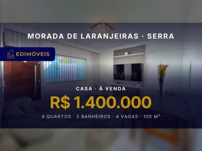 Casa com 3 Quartos à venda, 105m² no Morada de Laranjeiras, Serra