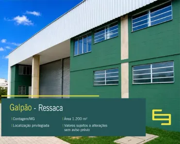 Galpão/Depósito/Armazém para alugar, 1200m² no Jardim Laguna, Contagem