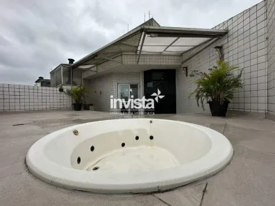 Cobertura com 3 Quartos para alugar, 147m² no Vila Mathias, Santos