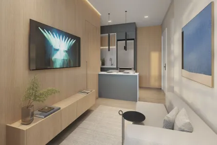 Apartamento com 1 Quarto à venda, 34m² no Centro, Curitiba