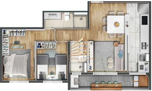 Apartamento com 2 Quartos à venda, 69m² no Vila Rosália, Guarulhos