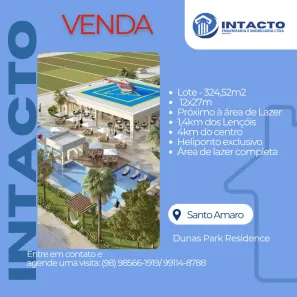 Lote/Terreno à venda, 325m² no Centro, Santo Amaro do Maranhão