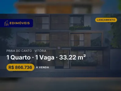 Apartamento com 1 Quarto à venda, 33m² no Praia do Canto, Vitória
