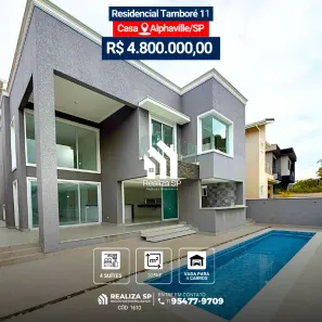 Casa com 4 Quartos à venda, 325m² no Tamboré, Santana de Parnaíba