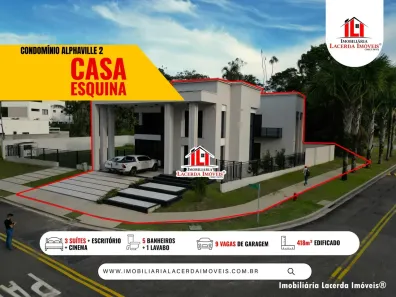 Casa de Condomínio com 3 Quartos à venda, 418m² no Ponta Negra, Manaus
