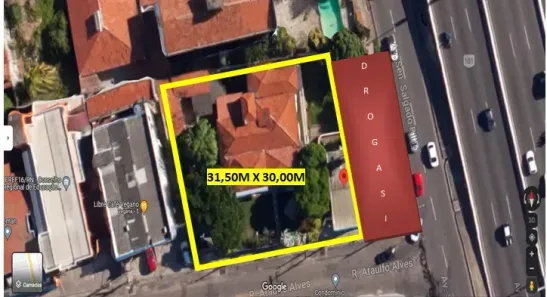 Lote/Terreno para alugar, 940m² no Candelária, Natal