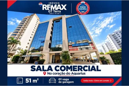 Sala Comercial para alugar, 51m² no Parque Residencial Aquarius, São José dos Campos