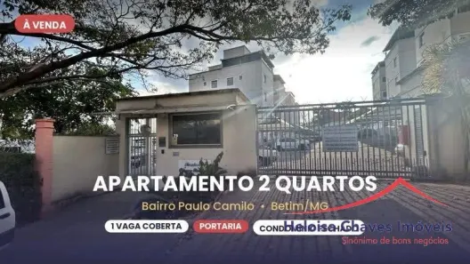 Apartamento com 2 Quartos à venda, 43m² no Paulo Camilo, Betim