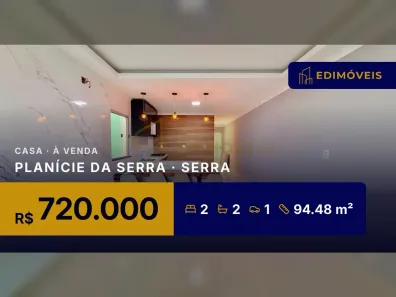 Casa com 2 Quartos à venda, 94m² no Planície da Serra, Serra