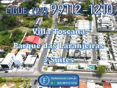 Casa de Condomínio com 3 Quartos para alugar, 124m² no Flores, Manaus