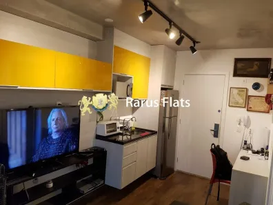 Flat com 1 Quarto para alugar, 35m² no Brooklin Paulista, São Paulo
