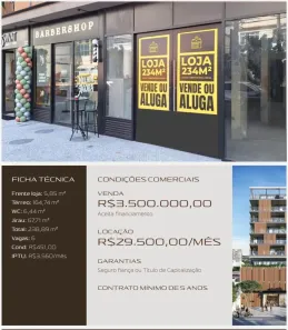 Ponto Comercial com 1 Quarto à venda, 238m² no Botafogo, Rio de Janeiro