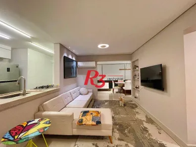 Apartamento com 2 Quartos à venda, 128m² no Gonzaga, Santos