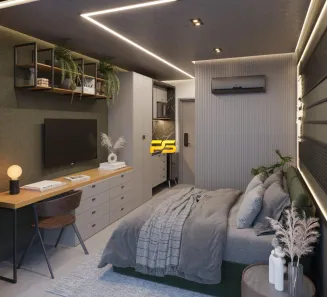Flat com 1 Quarto à venda, 25m² no Cabo Branco, João Pessoa
