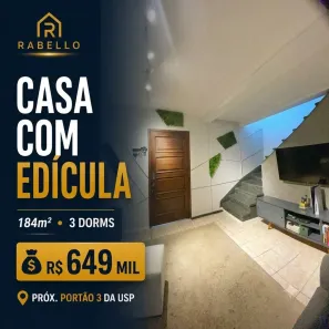 Sobrado com 3 Quartos à venda, 184m² no Vila Butantã, São Paulo