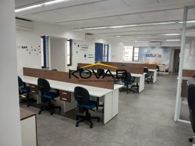 Sala Comercial para alugar, 140m² no Cidade Monções, São Paulo