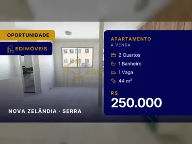 Apartamento com 2 Quartos à venda, 44m² no Nova Zelândia, Serra