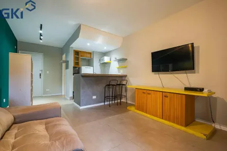 Apartamento com 1 Quarto para alugar, 55m² no Jardim Paulista, São Paulo