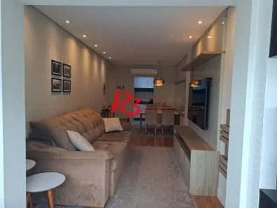 Apartamento com 3 Quartos à venda, 87m² no José Menino, Santos