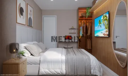 Apartamento com 2 Quartos à venda, 58m² no Cidade dos Funcionários, Fortaleza
