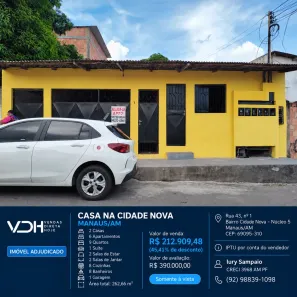 Casa com 9 Quartos à venda, 262m² no Cidade Nova, Manaus