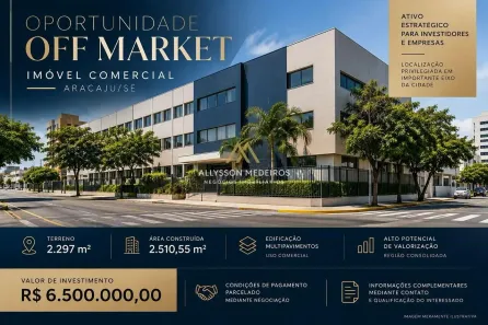 Prédio Comercial à venda, 2511m² no Luzia, Aracaju