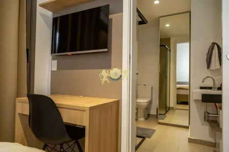 Flat com 1 Quarto para alugar, 21m² no Vila Clementino, São Paulo