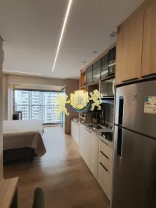 Flat com 1 Quarto para alugar, 25m² no Santo Amaro, São Paulo