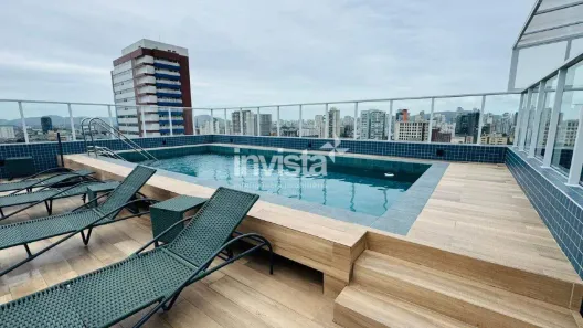 Apartamento com 2 Quartos para alugar, 72m² no Campo Grande, Santos