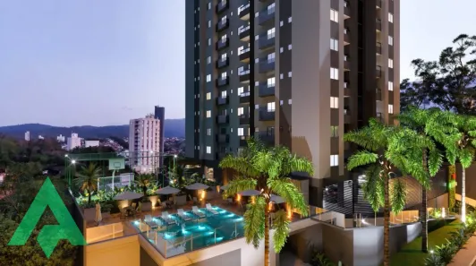 Apartamento com 2 Quartos à venda, 64m² no Escola Agrícola, Blumenau