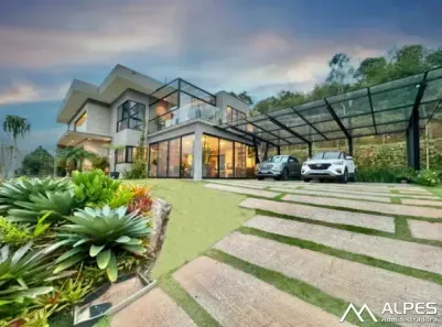 Casa de Condomínio com 4 Quartos à venda, 303m² no Parque do Imbui, Teresópolis