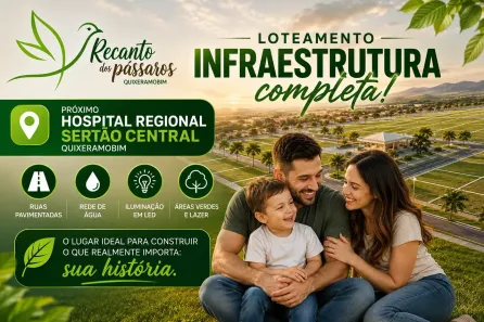 Lote/Terreno à venda, 150m² no Centro, Quixeramobim