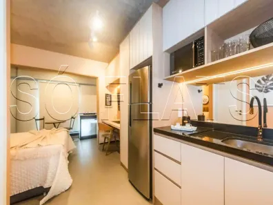 Apartamento com 1 Quarto para alugar, 25m² no Brooklin Paulista, São Paulo