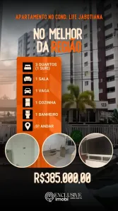 Apartamento com 3 Quartos à venda, 72m² no Jabotiana, Aracaju