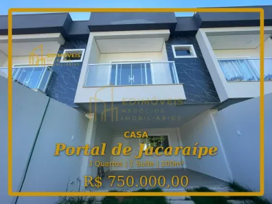 Casa com 3 Quartos à venda, 100m² no Portal de Jacaraípe, Serra